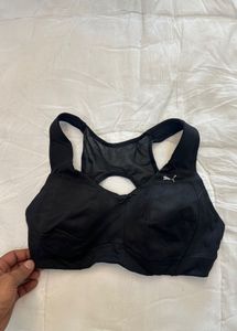 Puma Black Sports Bra