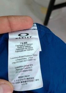 Oakley Men's Blue Zip-Up Hooded Jacket