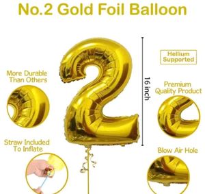 Foil Number Balloon