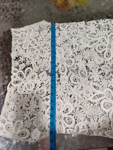 White Partywear Top