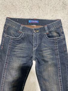 Stylish Blue Flared Jeans