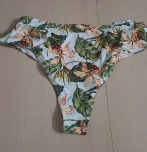 Tropical Floral Bikini Bottom