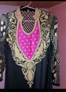 Elegant Embroidered Kurta without Inner