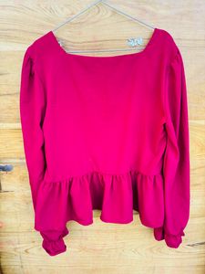 Harpa Burgundy Colour Top