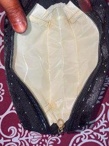 COMBO Cream Crescent Crossbody Bag with pouch