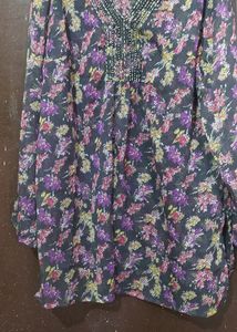 Multi Colour Georgette Top