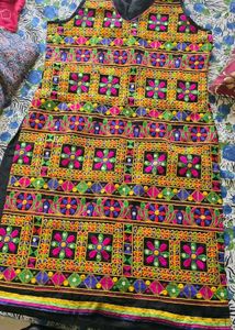 Vibrant Embroidered Kurta