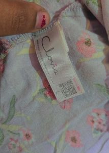 clovia Floral Maternity Pajama Set