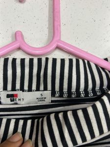 Striped Wrap Skirt