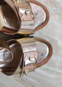 Women Golden Heels