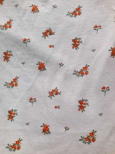 Floral Print Ringer Tee Tshirt Women's Flower Top