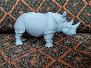 3D Printed Rhinoceros Figurine