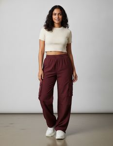 Maroon Cargo Pants