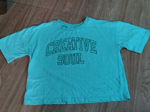 Turquoise "Creative Soul" T-Shirt
