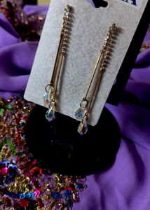 Elegant Crystal Drop Earrings