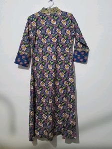 KLOSIA women printed A- line kurta Set with duppta