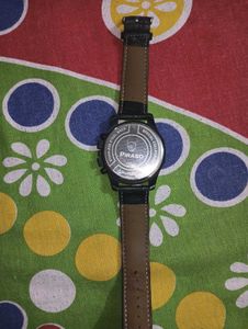 Stylish Black Chronograph Watch