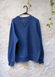 Blue Crew Neck Sweatshirt
