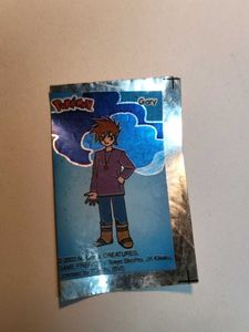 Pokemon 2 motion card + sticker combo (used)