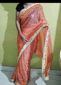 Saree With Blouse Partywear