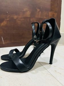 Women Black Pencil Heels