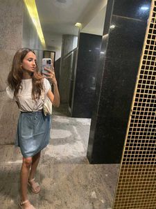 Zara White Crop Top With Strings