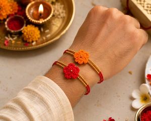 crochet rakhi