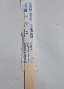Wooden Sterile Tongue Dipreser