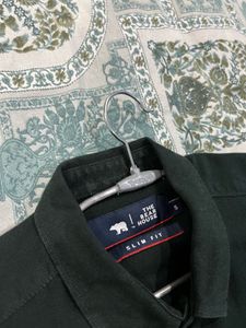 Bear House Dark Green Casual Shirt
