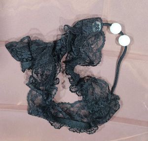 Black Lace  thong panty