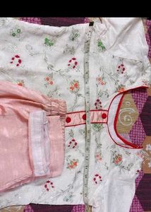 Elegant Floral Kurta Set with Dupatta