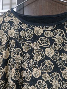 Floral Print Short Sleeve Top