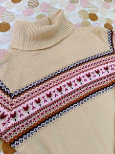 Vintage Knit Turtleneck Sweater