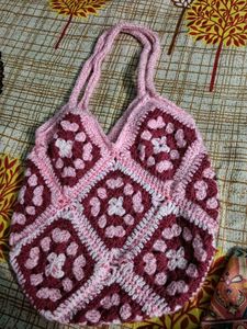 Crocheted Tote Bag