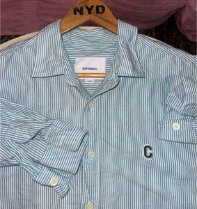Classic Striped Button-Down Shirt