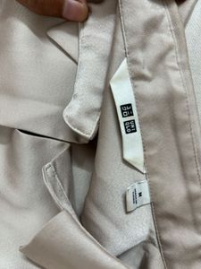 Elegant Beige Button-Up Shirt