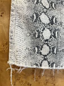 Snake Skin Print Mini Skirt