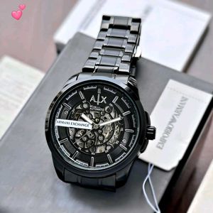 Armani Exchange Automatic Skeleton Watch
