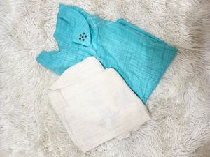 Stylish Teal Kurti with pants