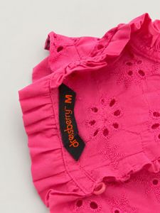 Fuchsia Broderie Anglaise Top