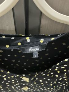 Polka Dot Button-Down Top