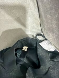 Black Ethnic Kurta with Pleated Detail