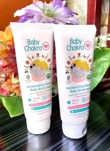 Combo Of 2-BabyChakra Moisturizing Sunscreen🆕