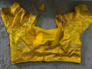 Embroidered Yellow Blouse