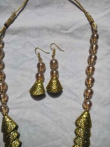 Ethnic Necklace and Earring Set