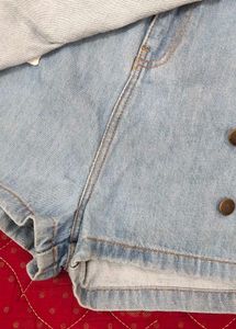 Denim Skort