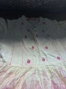 Pink Embroidered Dupatta