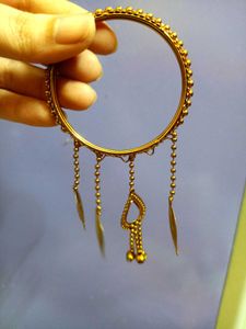 Golden Bangles with charms
