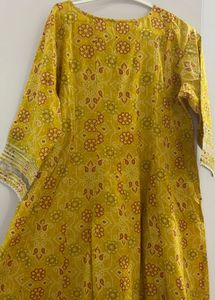 Elegant Yellow Kurta Set- 3 piece