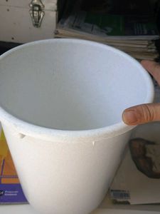 Unique speckled storage cylinder